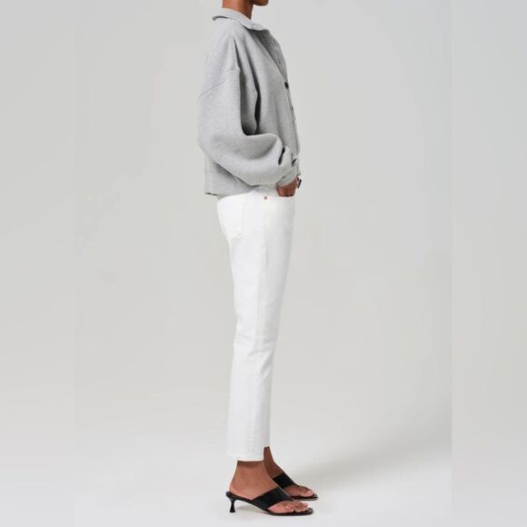 Citizens of Humanity COH Emerson Slim Boyfriend Jeans in White Size 30 - Picture 7 of 14